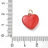 Valentine's Day 304 Stainless Steel Enamel Pendants SA-CBA08A6-07A-G-3