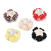 Opaque Resin European Beads RESI-F075-01-1