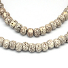 Undyed & Natural Moon and Star Xingyue Bodhi Bead Strands WOOD-R257-6x8-01-1
