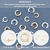 16Pcs 4 Style 201 Stainless Steel Huggie Hoop Earrings Findings STAS-AR0001-36-4