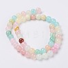 Natural Colorful Green Jade Beads Strands G-G757-01-6mm-3
