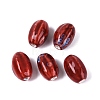 Vintage Handmade Porcelain Beads PORC-Q006-10E-1