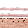 Natural Pink Opal Beads Strands G-L624-G06-12x5mm-5