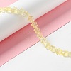 Transparent Glass Beads Strand GLAA-F112-02D-2