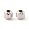 201 Stainless Steel Beads STAS-A057-03B-P-1