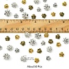 50Pcs 5 Styles Tibetan Styles Zinc Alloy Beads TIBEB-YW0001-26-3