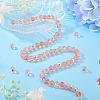 1 Strand Electroplate Transparent Glass Beads Strands EGLA-TADJ0001-15D-5