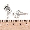 Tibetan Style Alloy Flamingo Shape Pendants TIBEP-Q043-293-RS-3