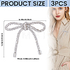 3Pcs Rhinestone Pins AJEW-CP0011-89-2