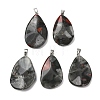 Natural African Bloodstone Pendants GG-K002-05D-1