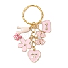 Flower with Bag Alloy Enamel Keychains KEYC-JKC01446-2