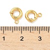 Brass Spring Ring Clasps KK-H532-24A-G-4