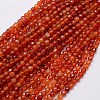 Natural Agate Beads Strands G-G580-4mm-04-1