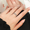925 Sterling Silver and Enamel Finger Rings FS-WG5A77D-04-2