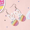 Acrylic Dangle Earrings FS-WGF063B-02-1