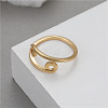 Brass Cuff Open Rings for Women WGEB30E-04-1