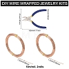 DIY Wire Wrapped Jewelry Kits DIY-BC0011-81C-03-2