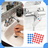 48Pcs 2 Colors PVC Hot & Cold Water Marking for Faucet FIND-NB0007-36-5