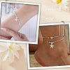 4Pcs Ocean 925 Sterling Silver Starfish Charms STER-BBC0009-90-5