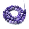 Natural Quartz Beads Strands G-N355-8mm-69-2