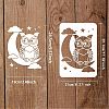 Large Plastic Reusable Drawing Painting Stencils Templates DIY-WH0202-406-2