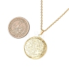 Brass Locket Pendant Necklaces NJEW-JN05906-3
