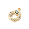 Natural Paua Shell Ring Charms LS-STAS-P431-16G-2