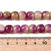 Dyed Natural White Jade Beads Strands G-T138-D08-5