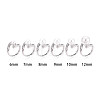 Brass Micro Pave Cubic Zirconia Cup Peg Ring Settings KK-B166-04P-4