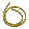 Natural Korea Olive Jade Beads Strands G-F631-A08-2