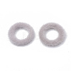 Faux Mink Fur Covered Linking Rings X-WOVE-N009-07J-1