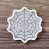 DIY Halloween Spider Web Cup Mat Silicone Molds DIY-E055-18-3