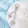 Glass Bead & Alloy Pendant Decorations HJEW-JM03016-04-1