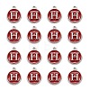 Platinum Plated Alloy Enamel Charms LS-ENAM-S118-03H-P-2