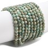 Natural Amazonite Beads Strands X-G-K068-03-4mm-A-1