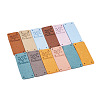 54Pcs 9 Colors Microfiber Leather Labels DIY-BY0001-13-2