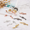 Alloy Rhinestone Magnetic Clasps ALRI-TA0001-02-9