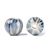 Vintage Porcelain Corrugated Beads PORC-N013-11I-2