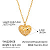 Sweet Design 304 Stainless Steel Heart Pendant Necklaces DY4160-9-1