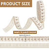 10 Yards Printed Ruler Polyester Ribbon OCOR-WH0070-147-2