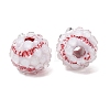 Sports Theme Opaque Acrylic European Beads LS-RB-CBA95A4-04A-03-2