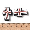 Sports Theme Silicone Beads SL-D001-02B-3