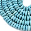 Dyed Natural Magnesite Beads Strands G-B173-A01-02-4