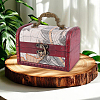 Vintage Wooden Jewelry Boxes AJEW-CL0005-45A-6