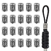 20Pcs Tibetan Style Alloy Viking Runes Large Hole Beads FIND-HY0005-54AS-1
