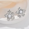 304 Stainless Steel Stud Earrings EJEW-Z084-05P-03-2