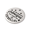 Anti-Tarnish 201 Stainless Steel Pendants STAS-R002-01P-19-2