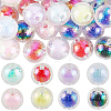 60Pcs Transparent Acrylic Beads OACR-SP0001-49-1