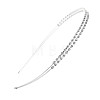 Iron with Rhinestone Hair Bands for Girl PW-WG72049-02-1