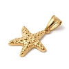 304 Stainless Steel Pendants STAS-B167-12F-G-2